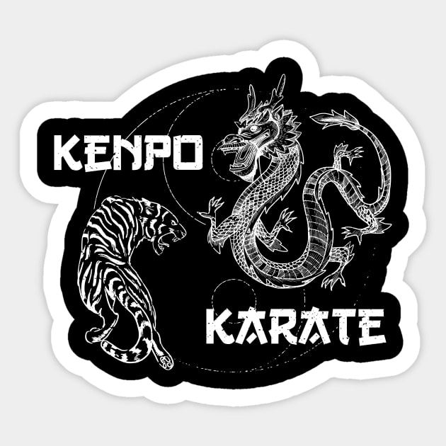 Kenpo Karate Sticker by Designs By Jnk5